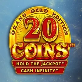 Slots logo of 20 Coins Grand Gold Edition from Wazdan at Robocat Casino