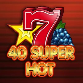 40 Super Hot logo by Amusnet Interactive at Robocat Casino