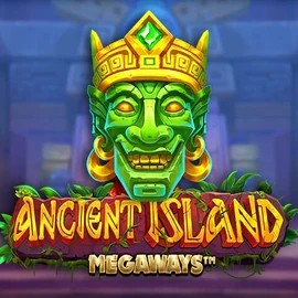 Ancient Island Megaways online game logo by Pragmatic Play on robo-cat.eu