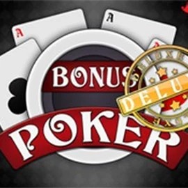 Official Table Games logo: Bonus Poker Deluxe - 3 Hands by RTG (Reel Time Gaming) at Robocat Casino