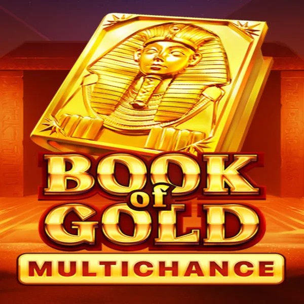 Book of Gold Multichance game by Playson – logo hosted on Robocat Casino
