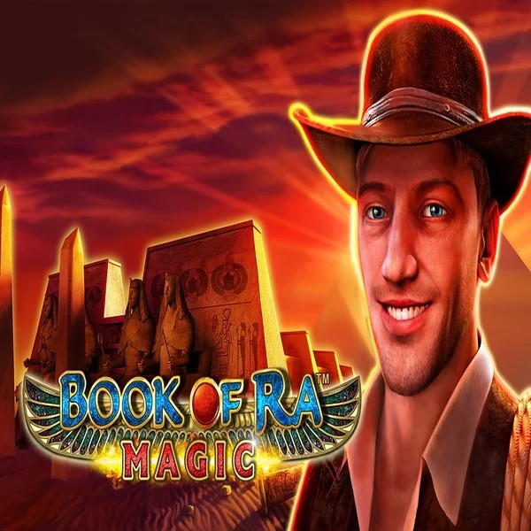 Book of Ra Magic logo by Greentube Robocat Casino
