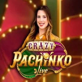 Crazy Pachinko slot visual from Evolution available on robo-cat.eu
