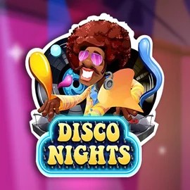 Bingo logo of Disco Nights from Red Rake Gaming at Robocat Casino