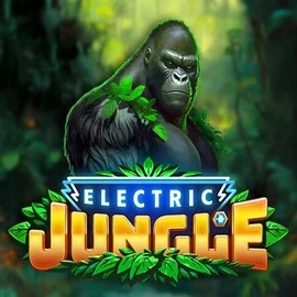 Electric Jungle logo by Atomic Slot Lab at Robocat Casino