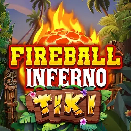 Fireball Inferno Tiki game by NetEnt – logo hosted on Robocat Casino