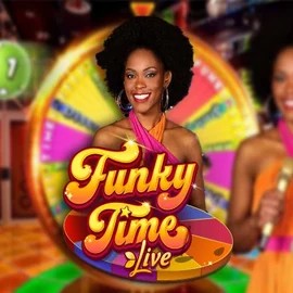 Funky Time logo by Evolution Robocat Casino
