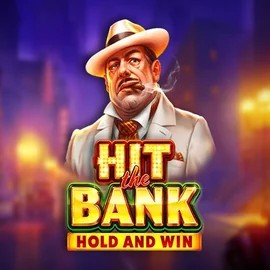 Hit The Bank Hold and Win online game logo by Playson on robo-cat.eu