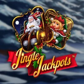 Jingle Jackpots slot visual from Dragon Gaming available on robo-cat.eu