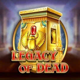 Legacy of Dead game by Play'n GO – logo hosted on Robocat Casino