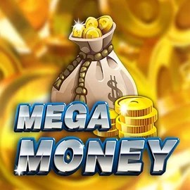 Mega Money! slot visual from Red Rake Gaming available on robo-cat.eu