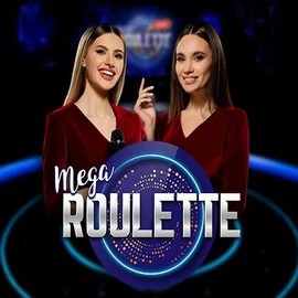 Live Casino logo of Mega Roulette from Pragmatic Play at Robocat Casino