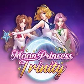 Slots logo of Moon Princess Trinity from Play'n GO at Robocat Casino