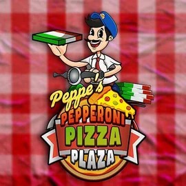 Peppe’s Pepperoni Pizza Plaza logo by Pragmatic Play at Robocat Casino