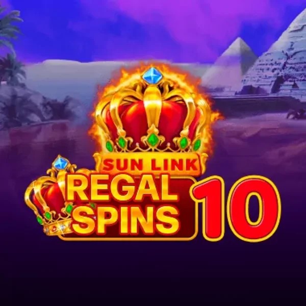 Regal Spins 10 casino game by PatePlay – featured logo at Robocat Casino