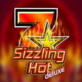 Sizzling Hot Deluxe logo by Novomatic Robocat Casino
