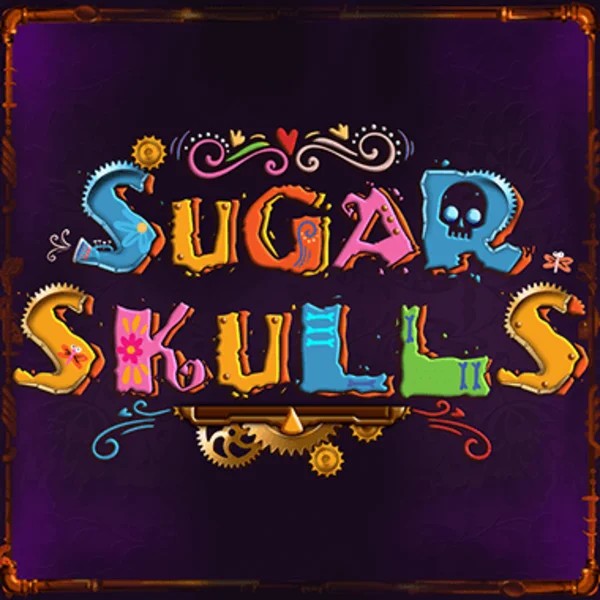 Enjoy Sugar Skulls by Booming Games – logo hosted on robo-cat.eu