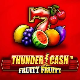 Thunder Cash Fruity Fruity logo by Novomatic Robocat Casino